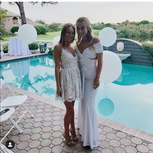 White Tobi lace dress